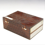 清 琴棋書畫文具盒（書）