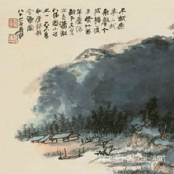 張大千山水畫作品賞析