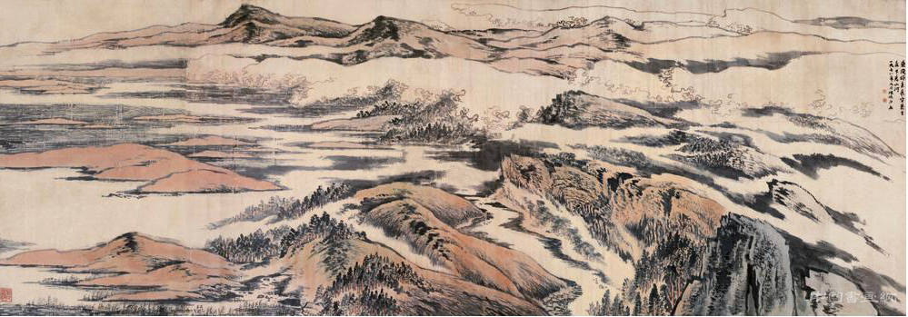 陸儼少書畫大觀(五)——《萬里山河圖》