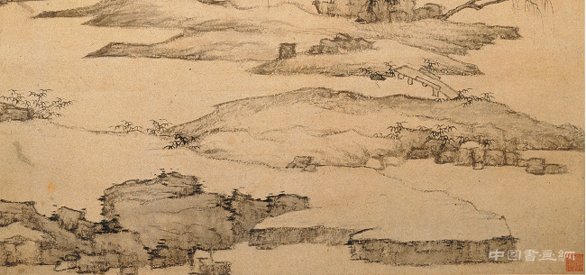 《雨余柳色圖》