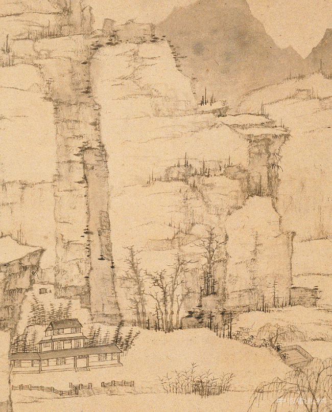 《雨余柳色圖》