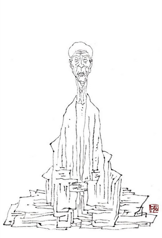 《雨余柳色圖》