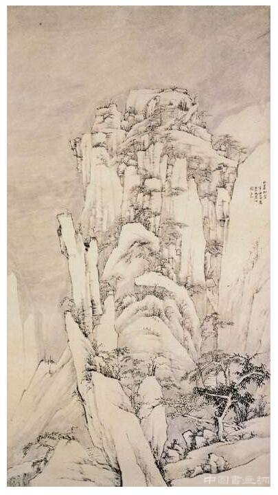 《長松羽士圖》