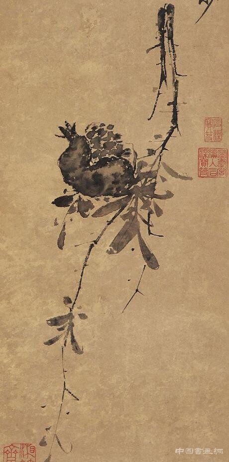 超逸絕倫《榴實圖》