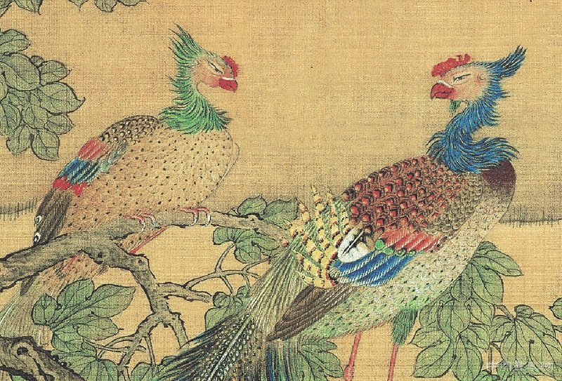 《百鳥朝鳳圖卷》
