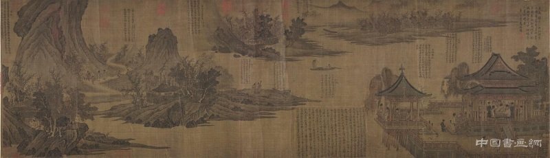 乾隆皇帝御題引首的《十詠圖》