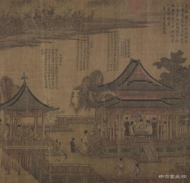 乾隆皇帝御題引首的《十詠圖》