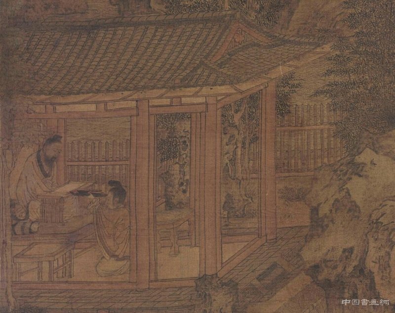 古人隱士夫婦相敬如賓寫照——《高士圖》