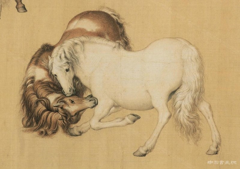 郎世寧《八駿圖》