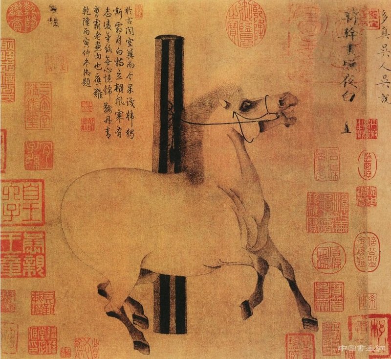 唐玄宗的“汗血馬”——《夜照白圖》