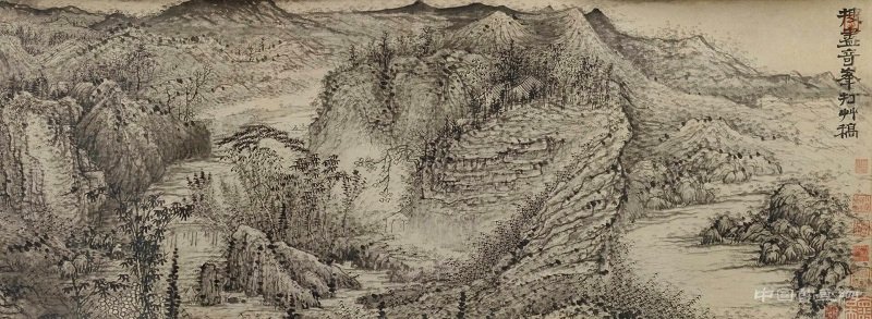 一開卷如寶劍出匣----《搜盡奇峰打草稿圖》