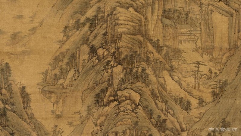 峰巒渾厚草木華滋《天池石壁圖》