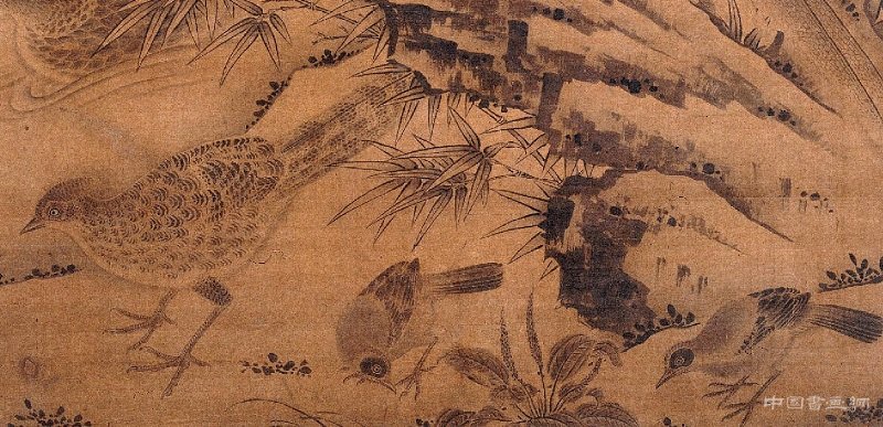 杏竹報春訊,春禽寄春意——《杏竹春禽圖軸》