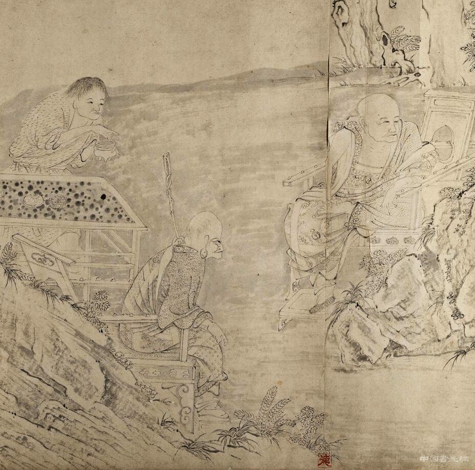 　《十六羅漢應(yīng)真圖卷》