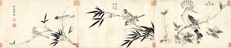 宋徽宗寫生花鳥畫典范——《寫生珍禽圖卷》