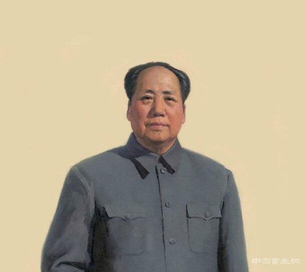 靳尚誼天價作品——《毛主席全身像》