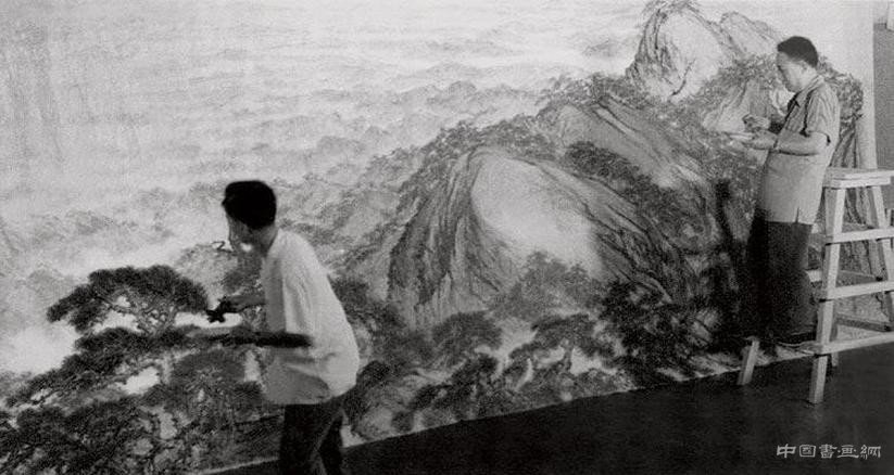 人民大會堂內(nèi)最大的一幅國畫《江山如此多嬌》