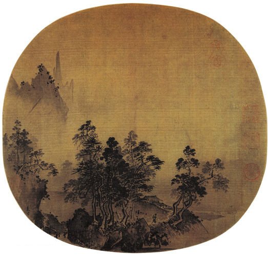 夏圭小品山水畫賞析