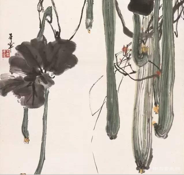 于希寧筆下的花卉瓜果