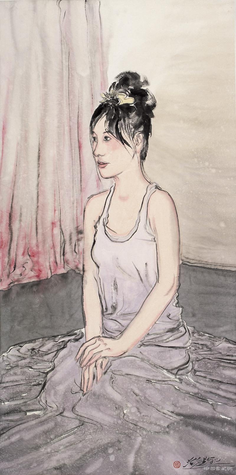 范治斌：寫(xiě)實(shí)造型與寫(xiě)意筆墨的交響 空靈透明的東方氣質(zhì)