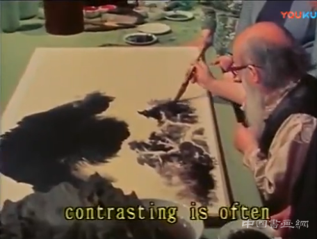 張大千創作《潑墨云山圖》卷實錄