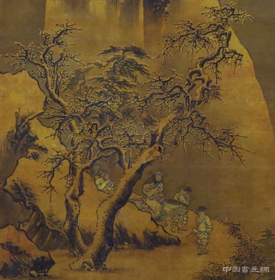 明 王諤《踏雪尋梅圖》