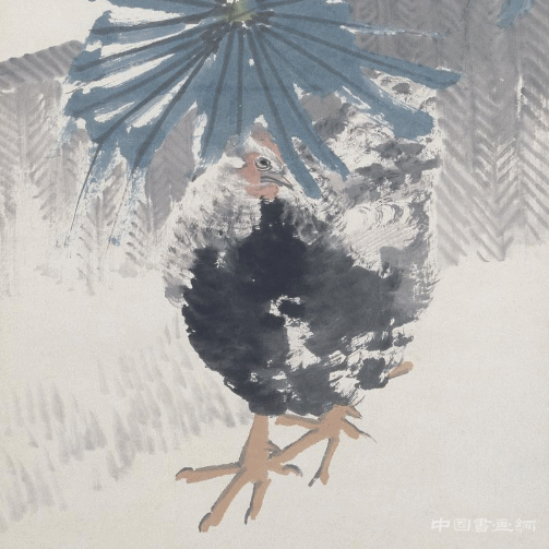 <b>任頤棕櫚雞圖軸</b>