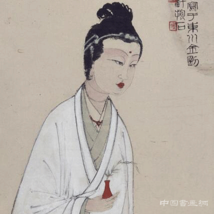 <b>傅抱石《觀世音圖》軸</b>