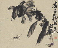 齊白石 秋蟲圖