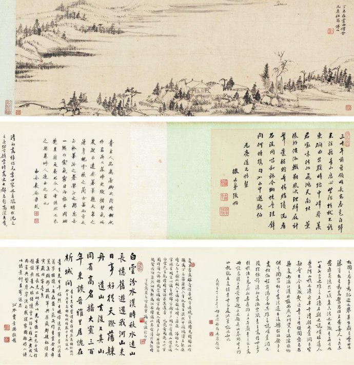 傅山的 丘壑磊砢圖