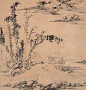 新安畫派的始祖  弘仁