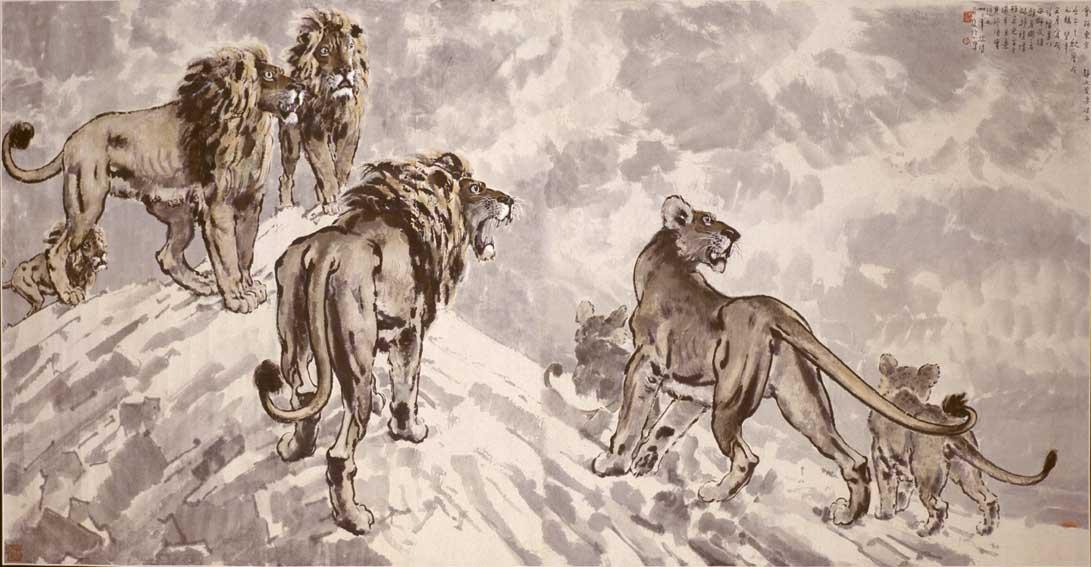 近現代四大杰出畫家及代表作