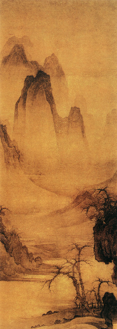 王詵 漁村小雪圖