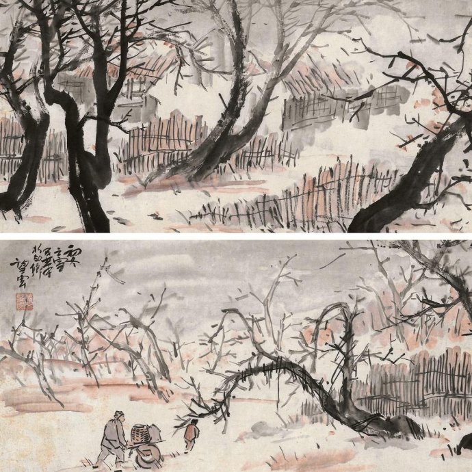 趙望云山水畫作品賞析(一)