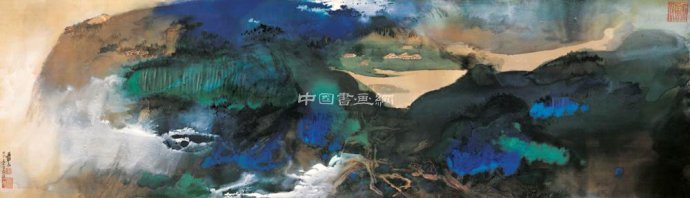 張大千山水畫作品賞析