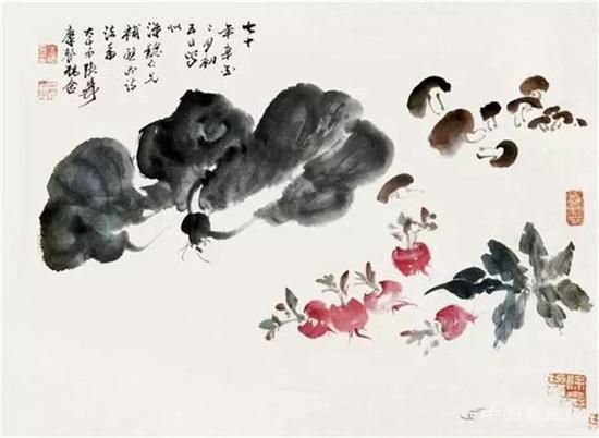 以畫論吃，以吃論畫——張大千