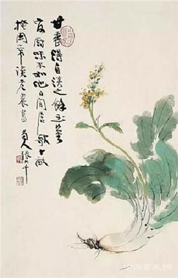 以畫論吃，以吃論畫——張大千