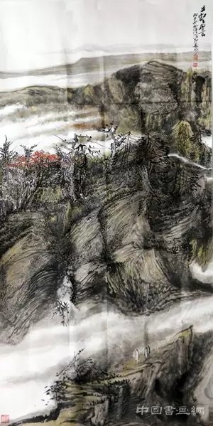 高雪濤山水畫作入拍成功書畫網(微)拍第五十八期拍賣