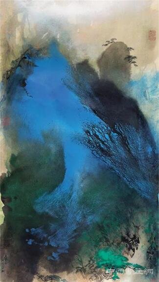 張大千《松峰曉靄圖》拍出5865萬 價格3年漲50%