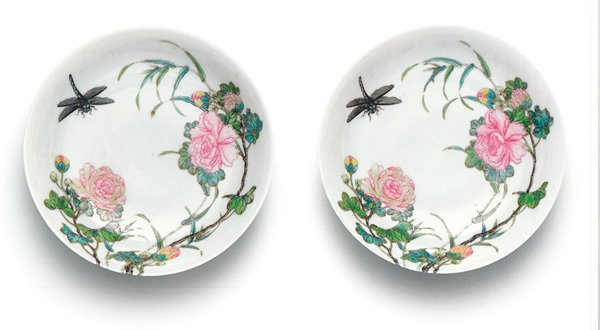 中國嘉德2017春拍精品預覽,巧繪珍窯若寫生——記清乾隆粉彩過枝芙蓉花蜻蜓