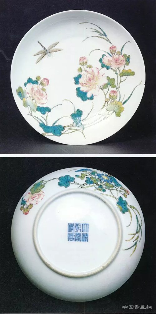 中國嘉德2017春拍精品預覽,巧繪珍窯若寫生——記清乾隆粉彩過枝芙蓉花蜻蜓