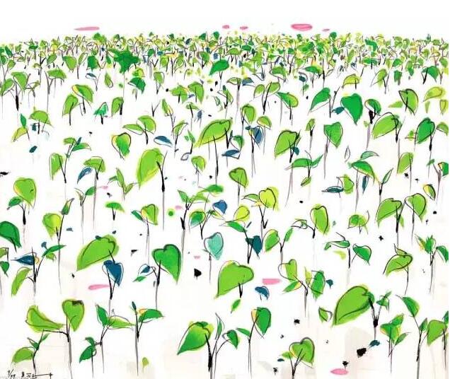 他用寥寥數筆描繪詩意江南