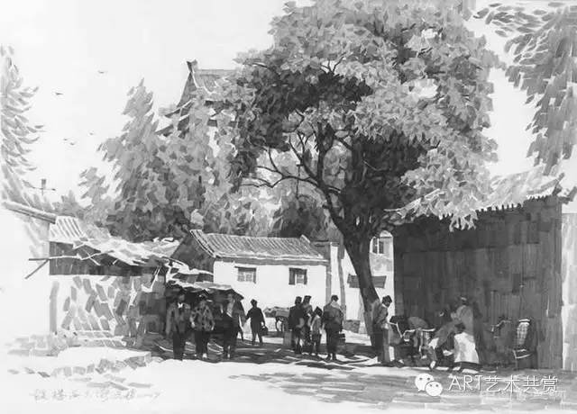 一枝鉛筆很輕，他畫的胡同很沉