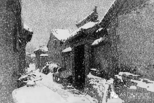 一枝鉛筆很輕，他畫的胡同很沉