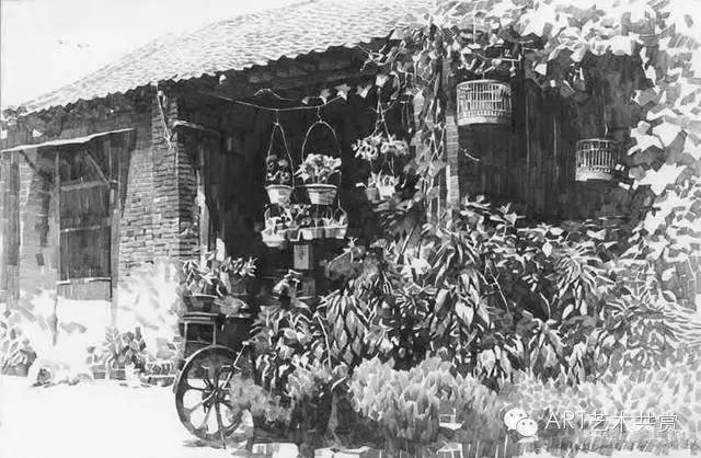 一枝鉛筆很輕，他畫的胡同很沉