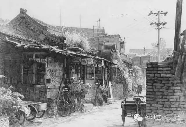 一枝鉛筆很輕，他畫的胡同很沉