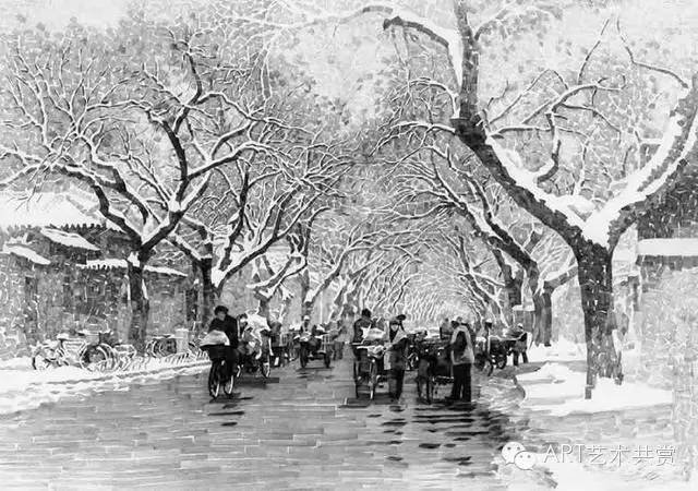 一枝鉛筆很輕，他畫的胡同很沉