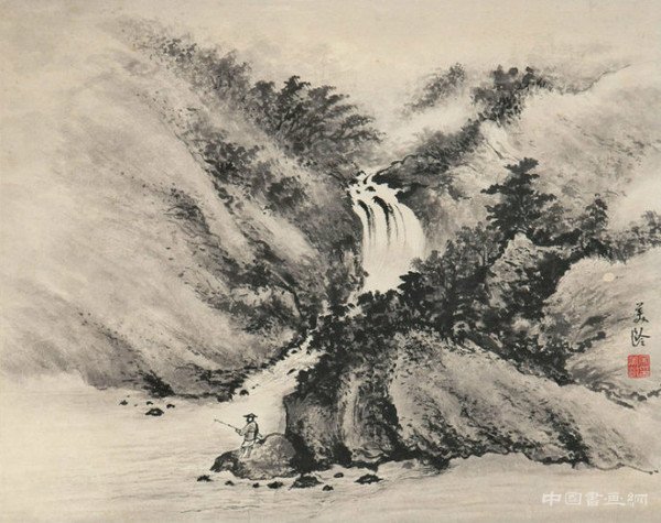 宋美齡的國畫造詣及其山水畫作欣賞