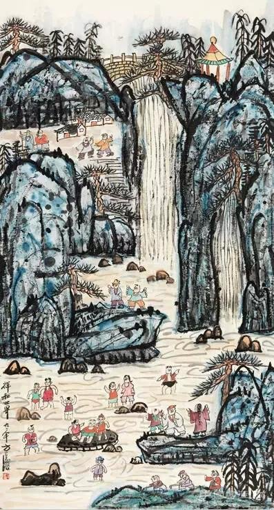 方召麐繪畫作品欣賞