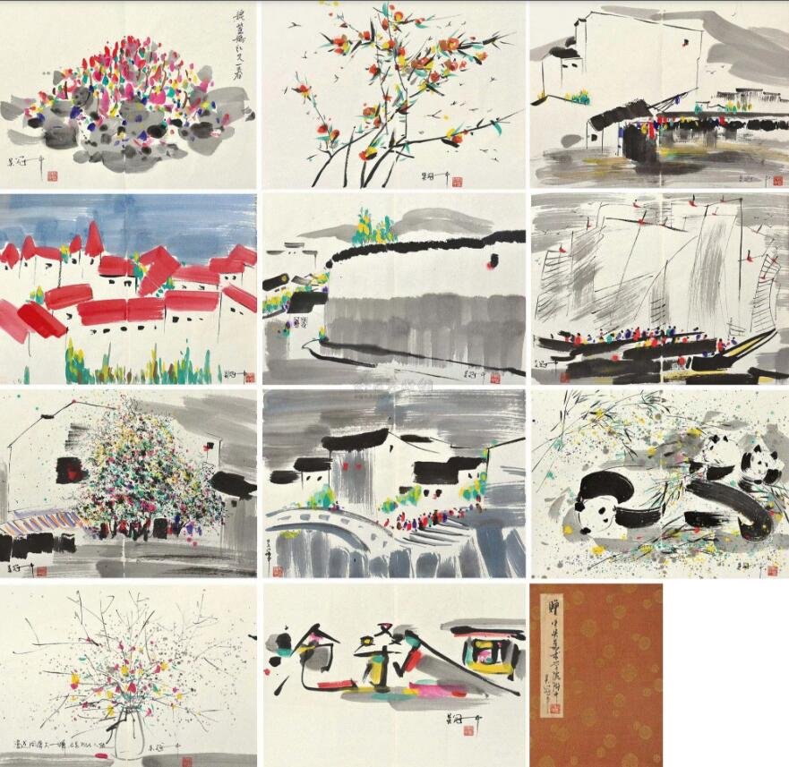 吳冠中拍賣top10